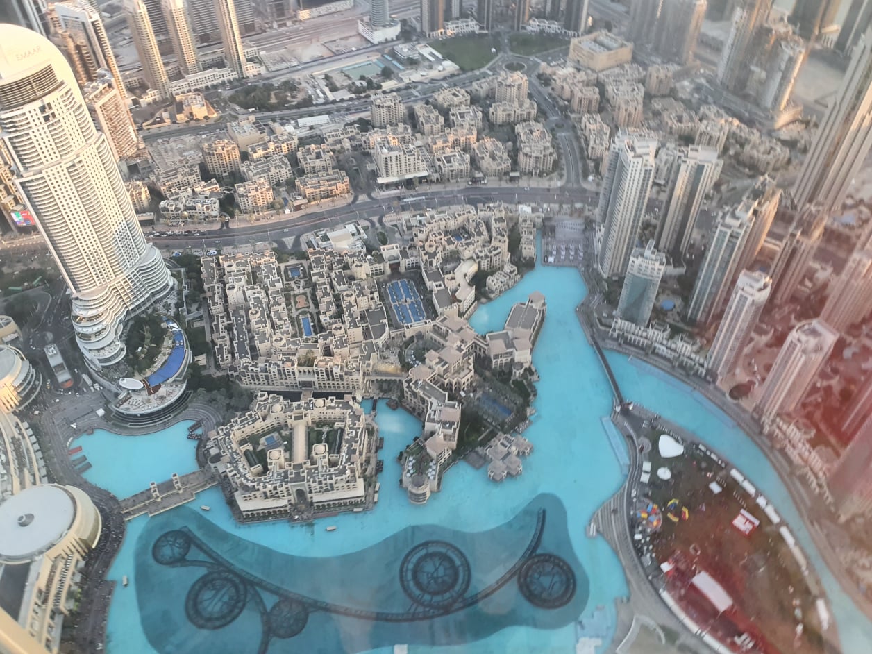 Dubai Ausblick über die Stadt